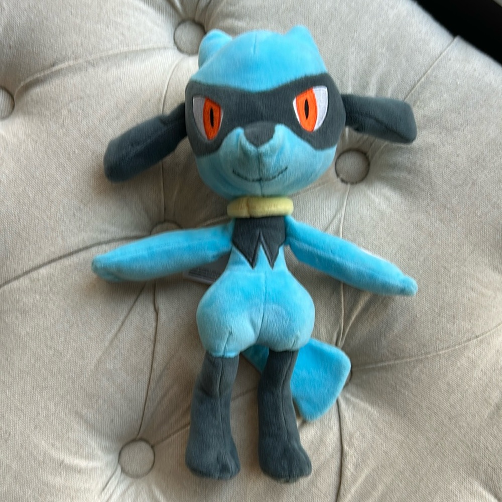 Riolu Pokémon plush Approx 10” tall